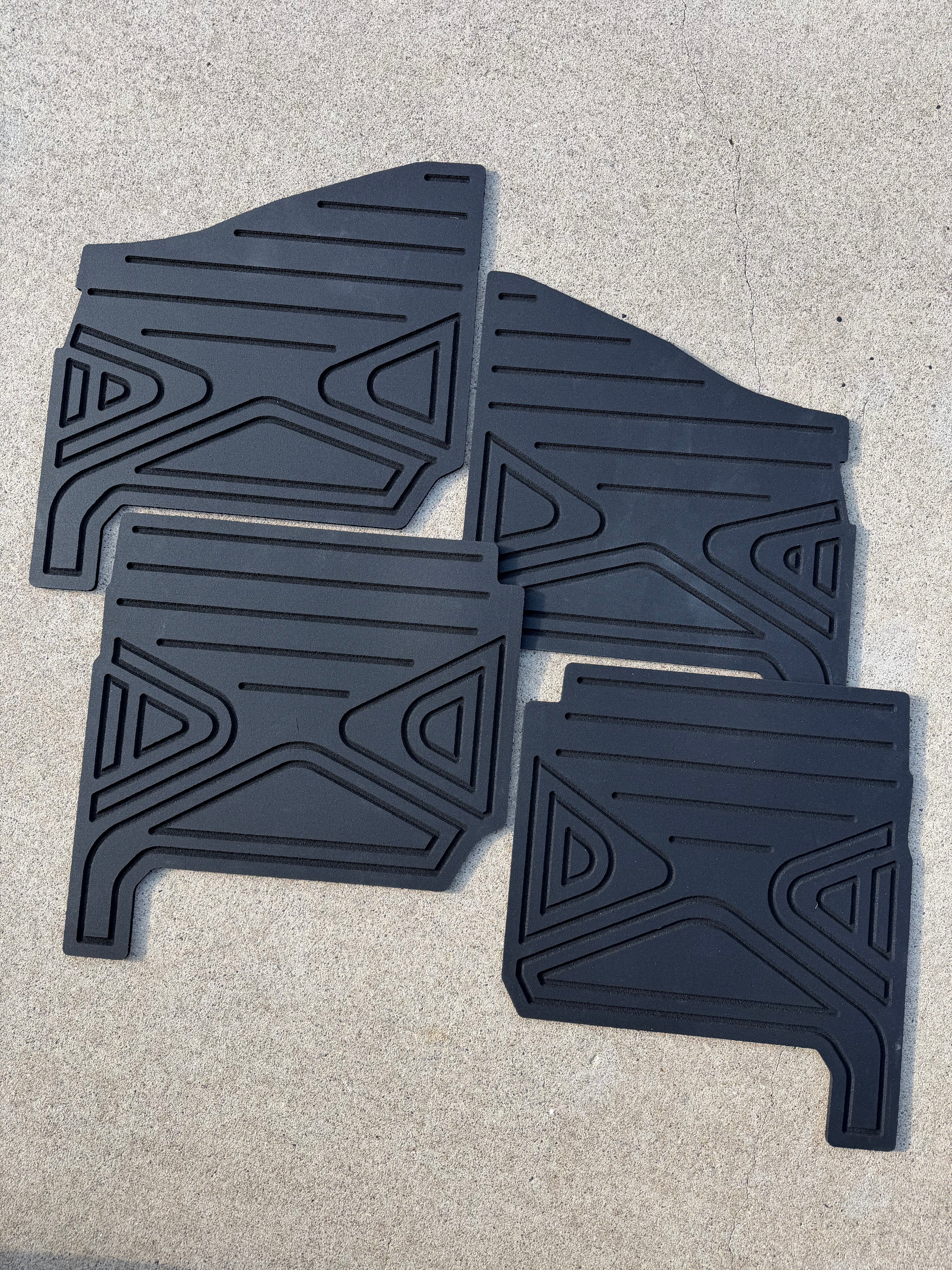 Polaris Ranger 1000 BASE / EPS / Premium HD 9mm Rubber Mats (2025 to current)
