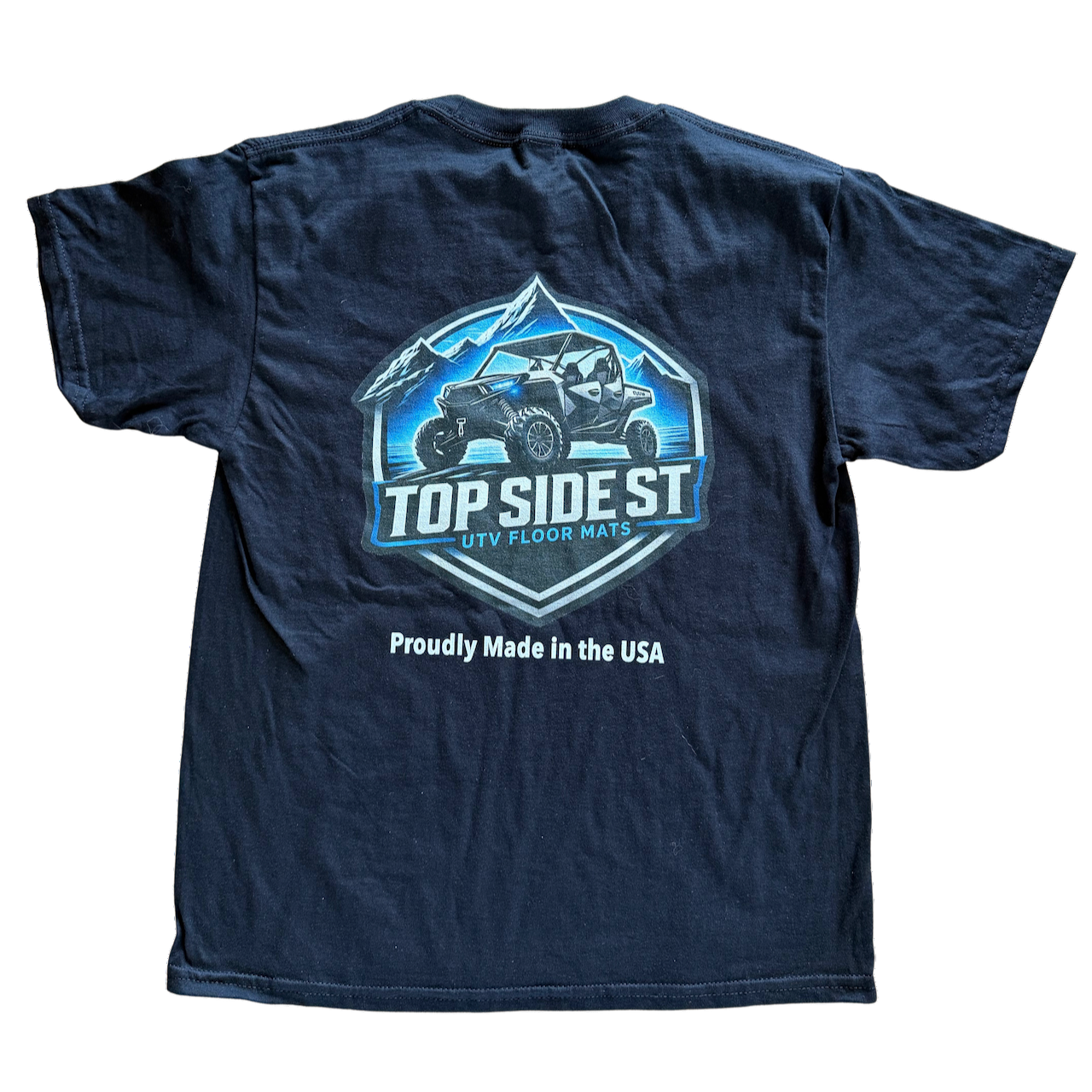 トップス Theredthread slim fit logo tops TopSideST Short Sleeve T-Shirt – Top Side Surface Treatments