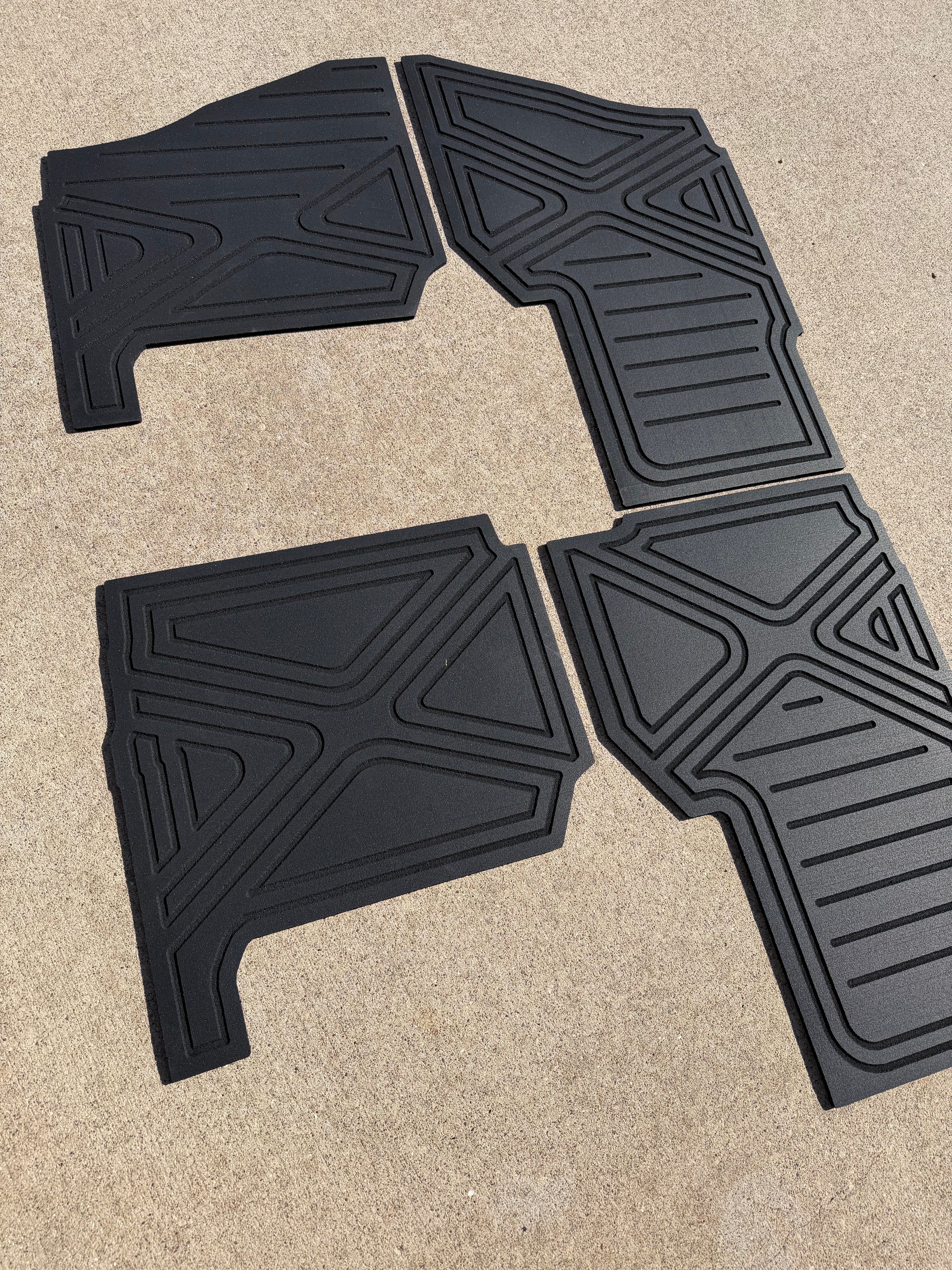 Polaris Ranger XP1000 HD 9mm Floor and / or Bed Mats (2018 to current)