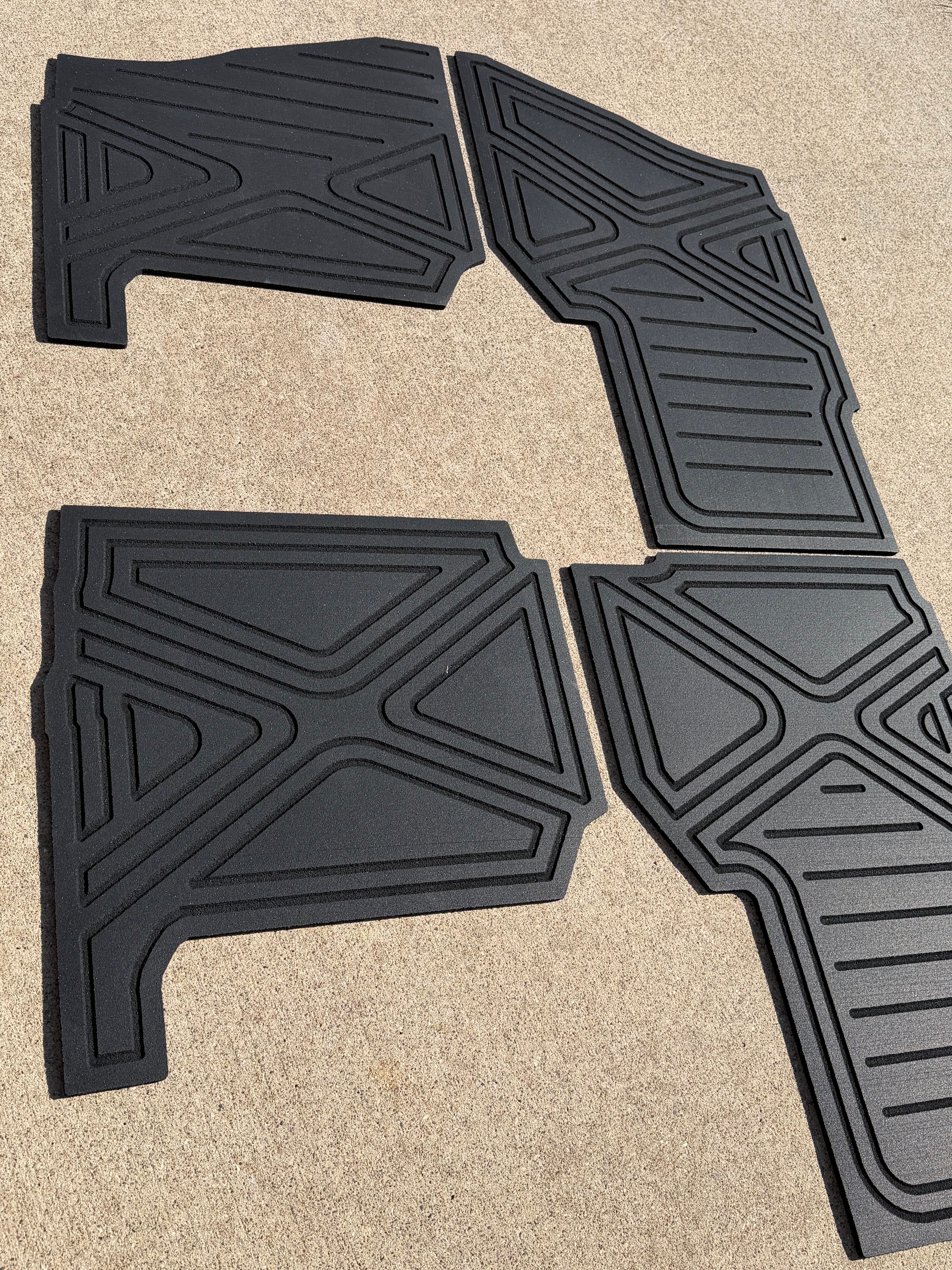 Polaris Ranger XP1000 HD 9mm Floor and / or Bed Mats (2018 to current)