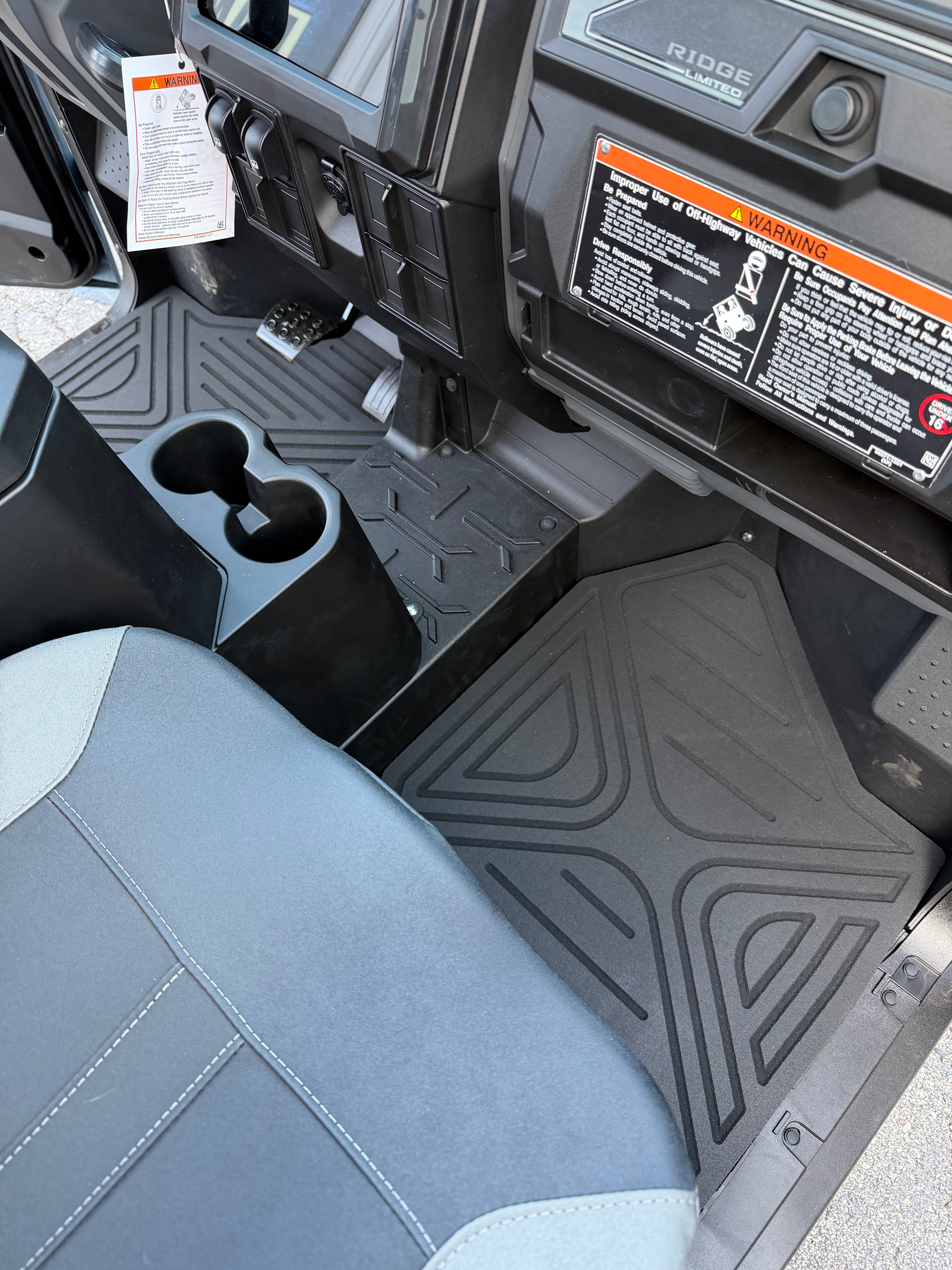 Kawasaki RiDGE Floor mats – Top Side Surface Treatments