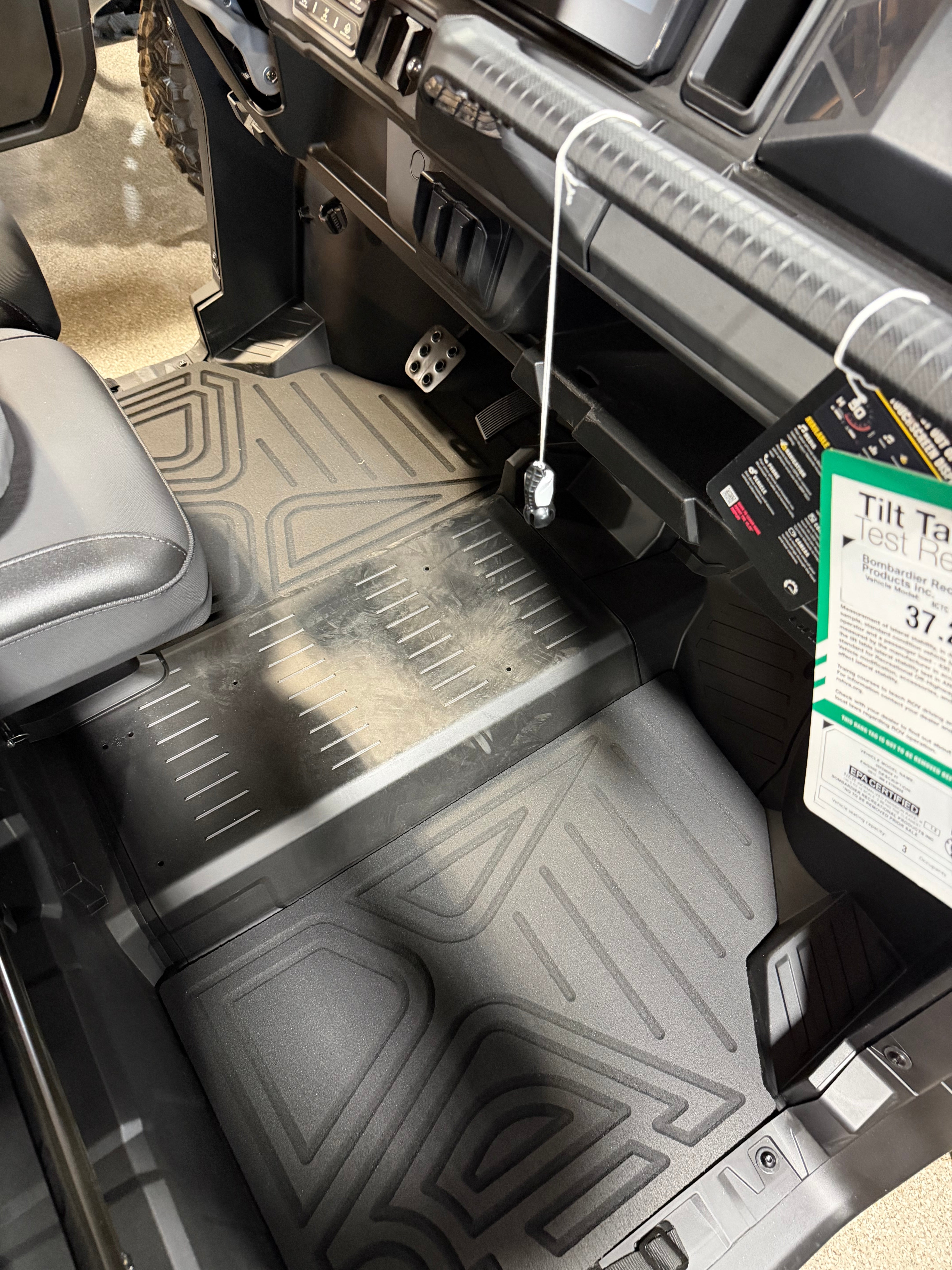 CAN-AM Defender HD10 HD 9mm Rubber Mats (2016 - current) – Top