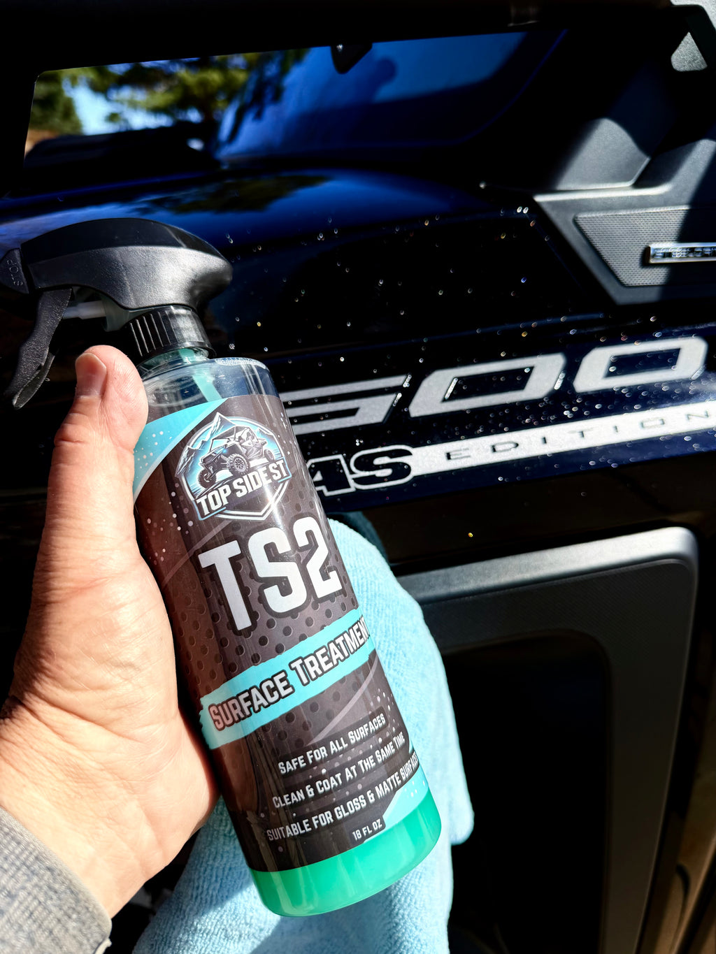 Toptrec TopSideST TS2 Surface Treatment | Ceramic-Based UTV Cleaner ...