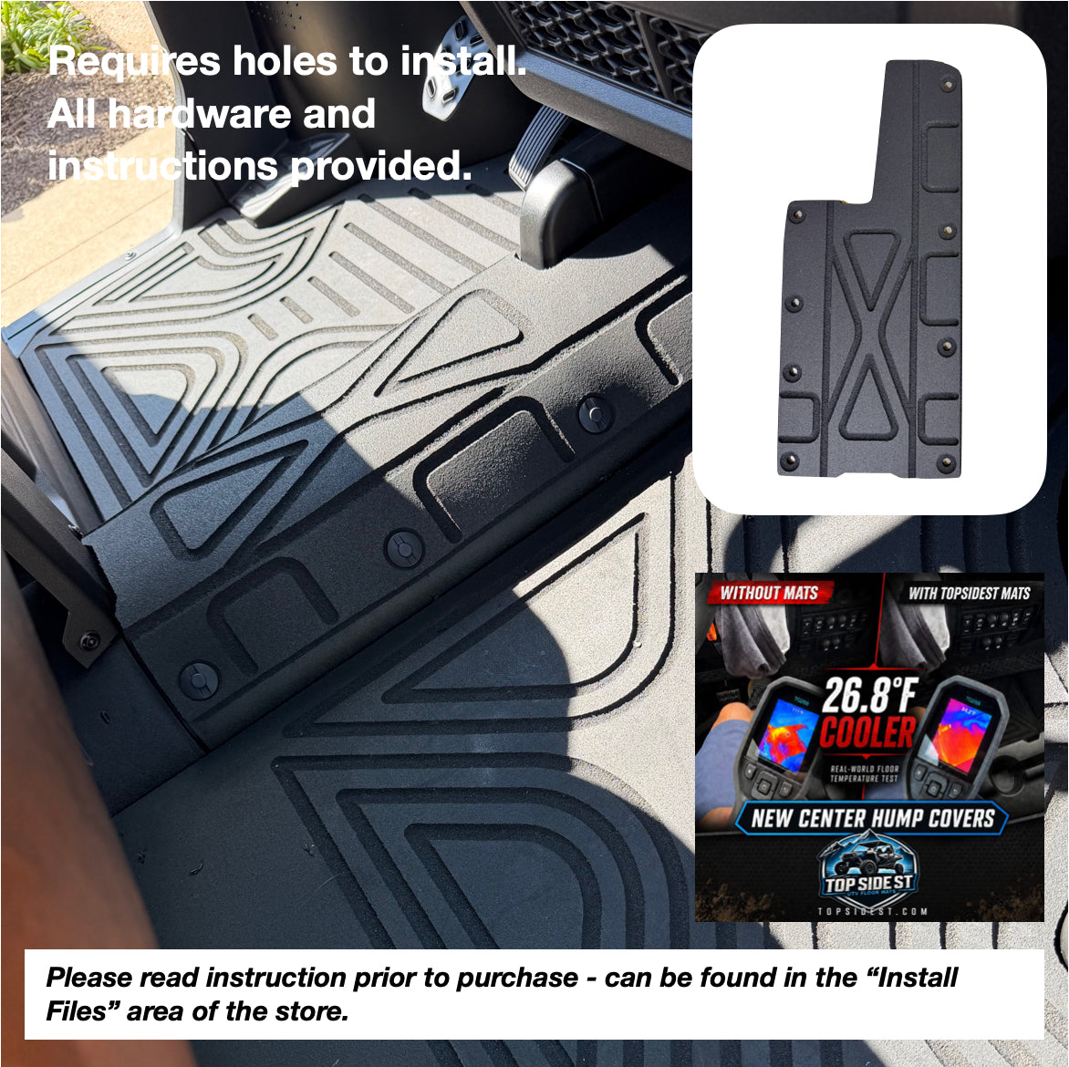 CFMOTO U10 PRO & XL Highland HD 9mm Rubber Mats (2025 - current)