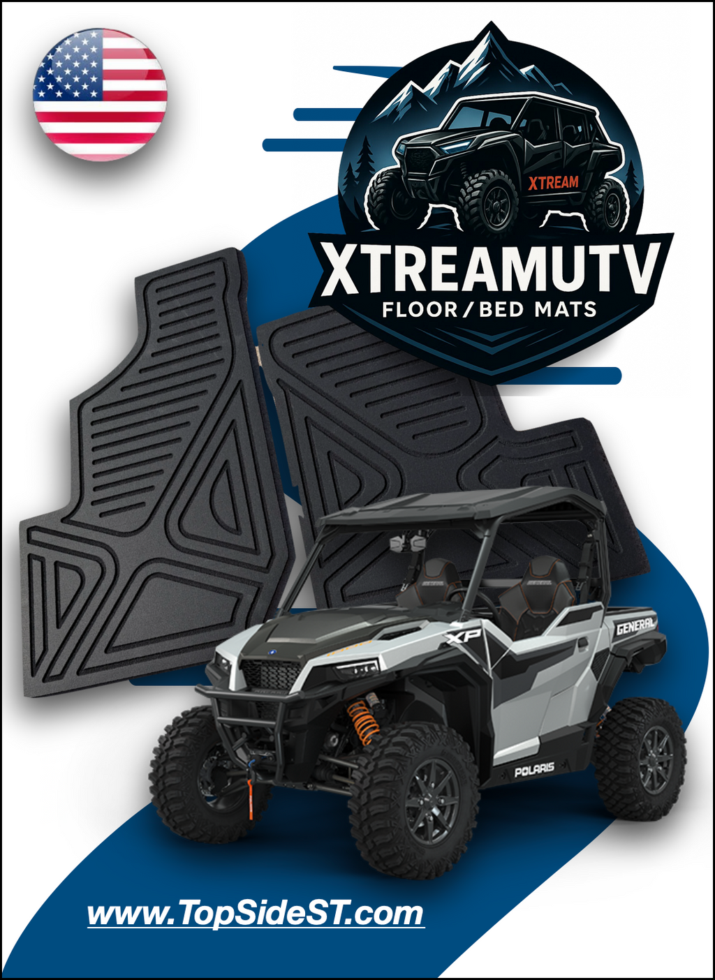 Polaris General HD 9mm Floor and / or Bed Mats