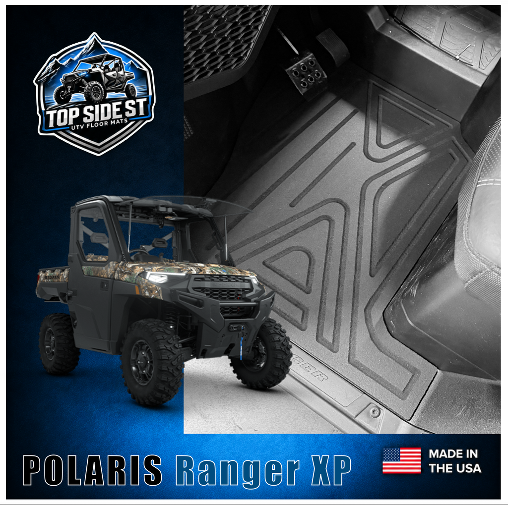 Polaris Ranger XP1000 HD 9mm Rubber Mats (2018 to current)