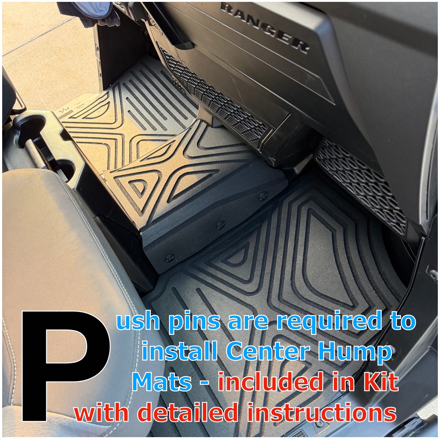 Polaris Ranger 1500XD HD 9mm Rubber Mats (2024 - Current)